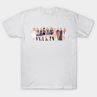 Taylor Swift Eras (includes midnights) T-Shirt